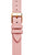 Pink Genuine Leather Strap-Simone Michelle Watches