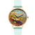 Aurora-Luxury Bohemian Watch-Turquoise Leather-Simone Michelle Watches