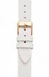 White Genuine Leather Strap