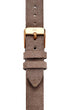 Velvet Grey Genuine Leather Strap